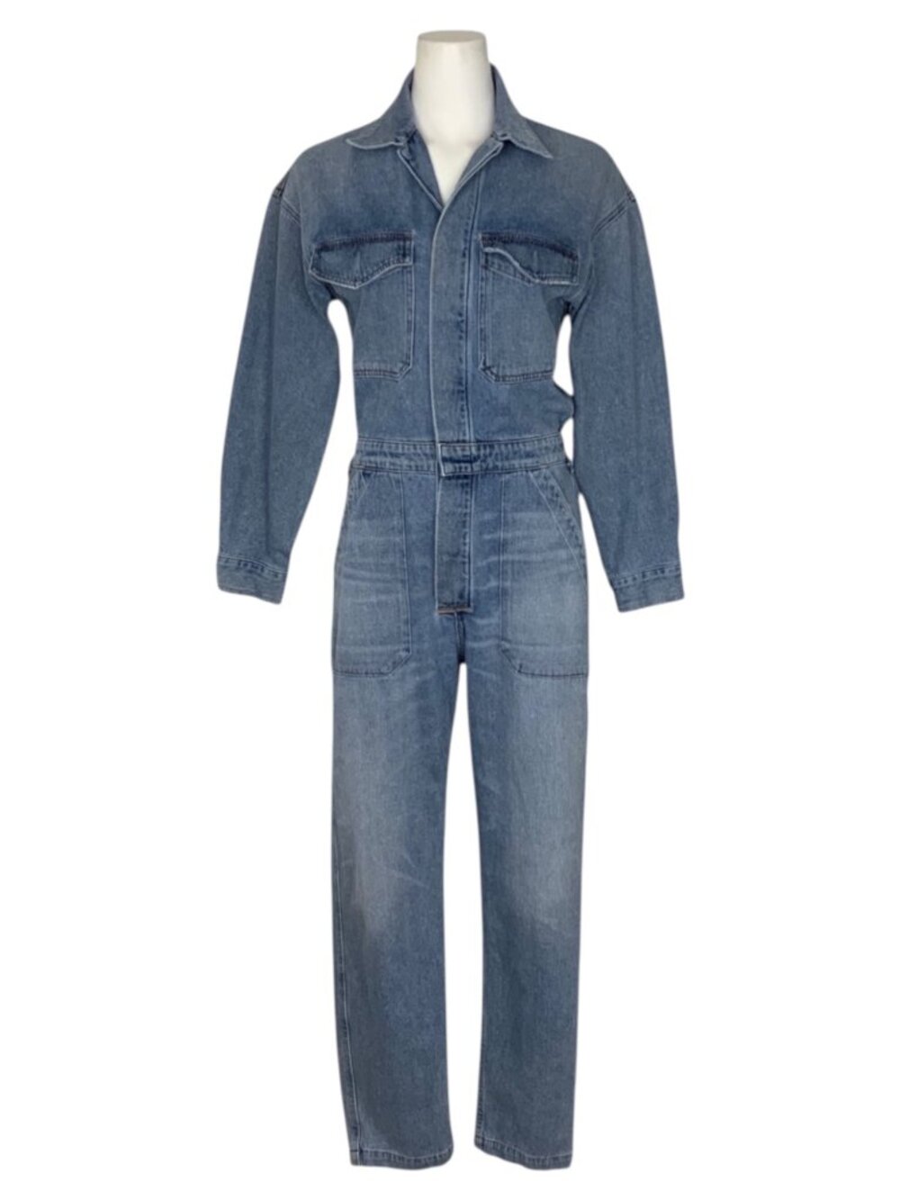 Citizens Of Humanity COH Marta Denim Jumpsuit S Monologue - Picture 3 of 15